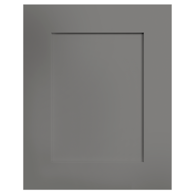 Porte en polymère sublime couleur gris brume
